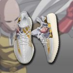 Saitama Shoes Cool One Punch Man Custom Anime Yeezy Sneaker For Fans