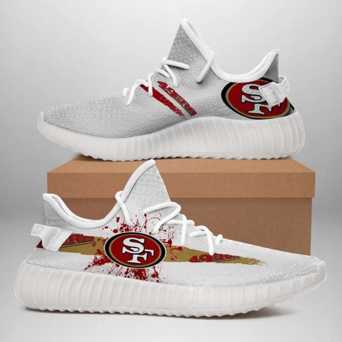 San Francisco 49Ers Nfl Yeezy Sneaker For Men Women Fans