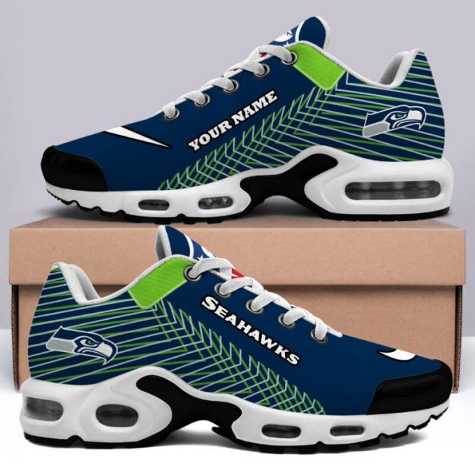 Seattle Seahawks Air Max Plus Sport Sneakers For Fan Gifts