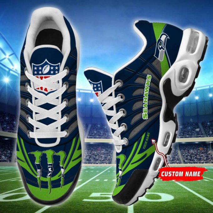 Seattle Seahawks Nfl Air Max Plus Sport Sneakers For Fan Gifts