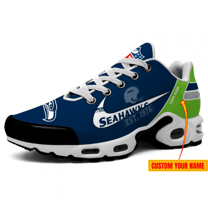 Seattle Seahawks Nfl Premium Air Max Plus Sport Sneakers For Fan Gifts