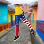 Sport Gift – America My Home Colombia My Blood Hollow Tank Top or Legging