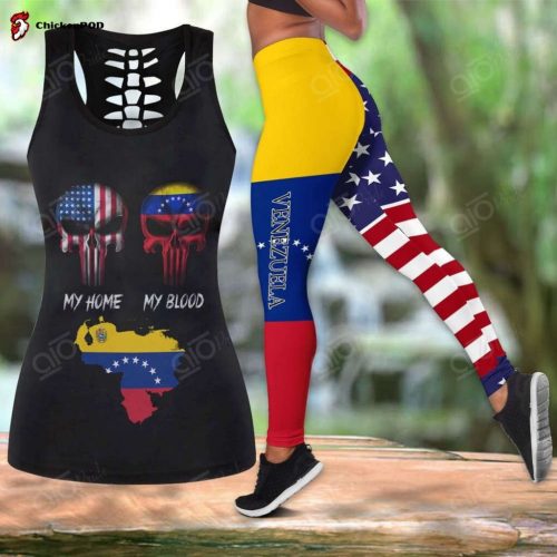 Sport Gift – America My Home Peru My Blood Hollow Tank Top or Legging