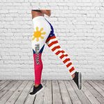 Sport Gift – America – Philippines In Me Hollow Tank Top or Legging