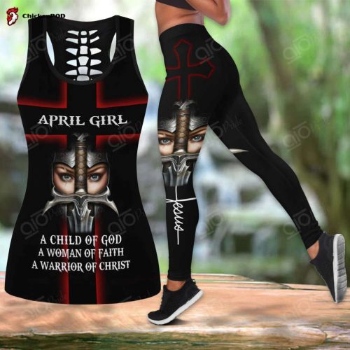 Sport Gift – April Girl – A Child Of God Hollow Tank Top or Legging