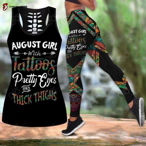 Sport Gift – May Girl With Sunflower Hollow Tank Top Or Legging