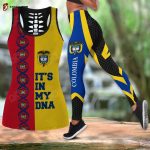 Sport Gift – Colombia It’s In My DNA Hollow Tank Top or Legging