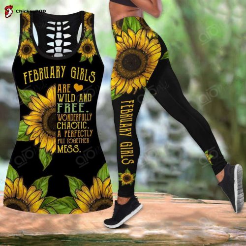 Sport Gift – Germany Skull & Flower Style Hollow Tank Top or Legging