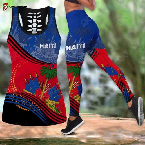 Sport Gift – Haiti Fall In The Wave Hollow Tank Top or Legging