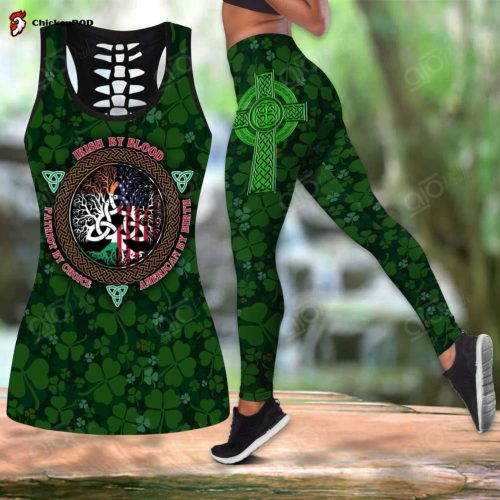 Sport Gift – Irish By Blood American By Birth Hollow Tank Top or Legging