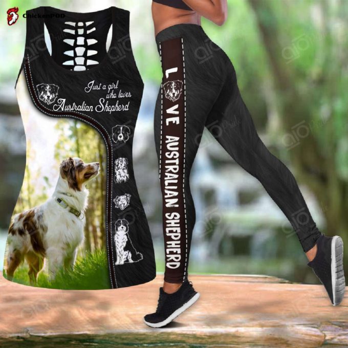 Sport Gift – Just A Girl Who Loves Australian Shepherd Hollow Tank Top Or Legging