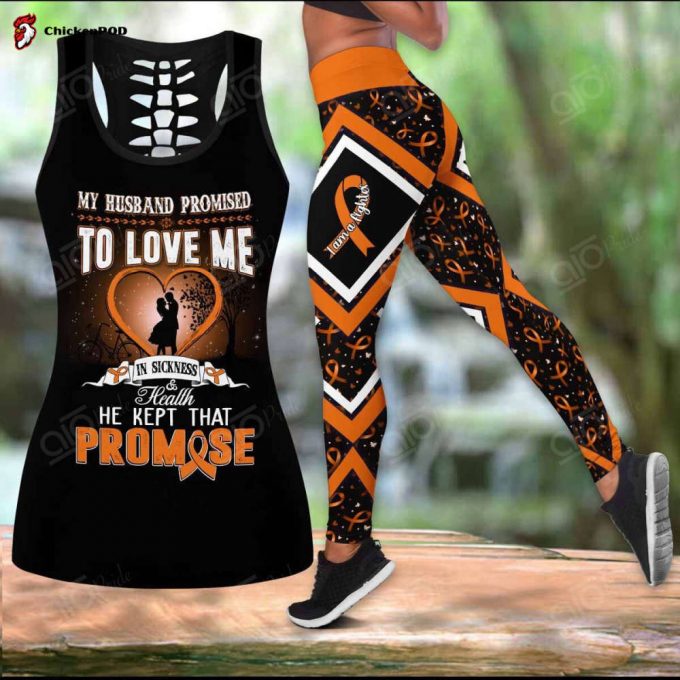 Sport Gift – Multiple Sclerosis My Husband Promised To Love Me Hollow Tank Top Or Legging