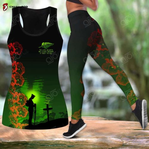 Sport Gift – Puerto Rico Flower & Coat Of Arms Hollow Tank Top or Legging