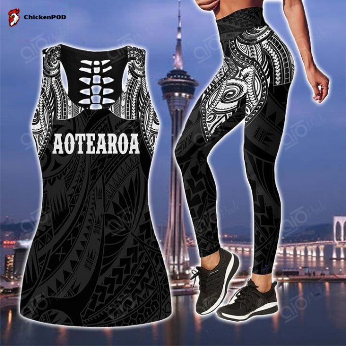 Sport Gift – New Zealand Aotearoa 3D Hollow Tank Top Or Legging