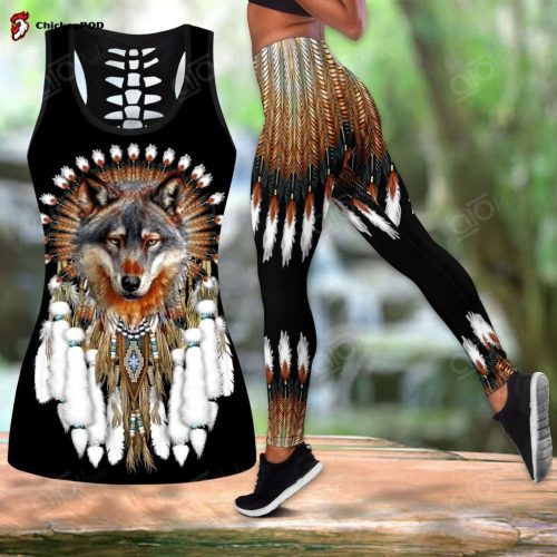 Sport Gift – Wolf Native Hollow Tank Top Or Legging