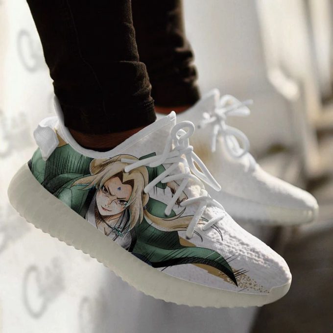 Tsunade Shoes Naruto Anime Shoes Unisex Gifts 2024 Yeezy Sneaker For Fans