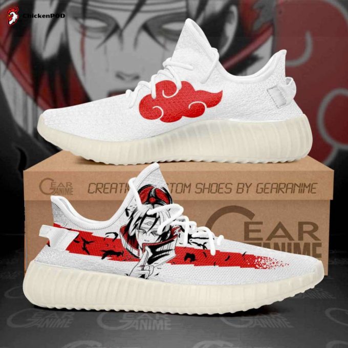 Uchiha Itachi Shoes Jutsu Naruto Custom Anime Yeezy Sneaker For Men Women Fans