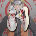 Uzumaki Naruto Shoes Kurama Seal Custom Anime Yeezy Sneaker For Fans