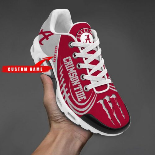 Alabama Crimson Tide NCAA Air Max Plus Sport Sneakers For Fan Gifts