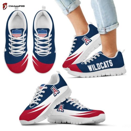 Arizona Wildcats Blue Red Unisex Running Shoes For Fans Gifts