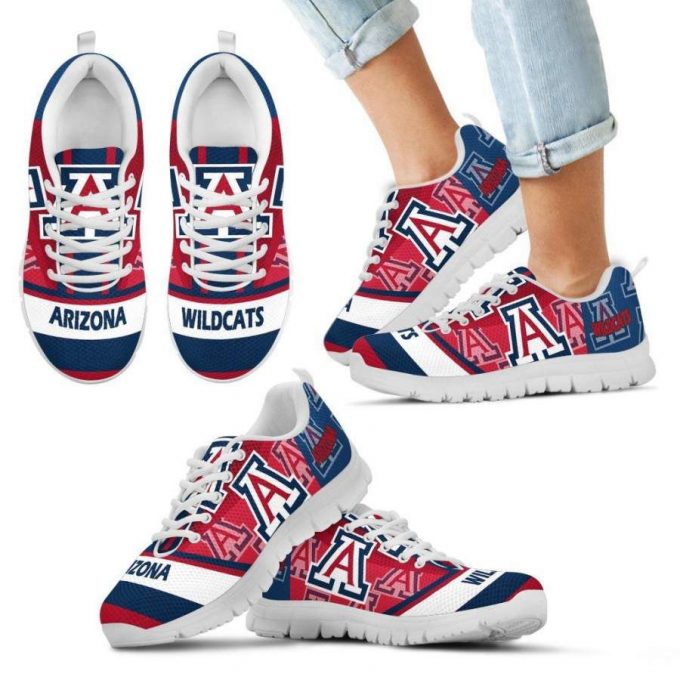 Arizona Wildcats Blue Red Unisex Running Shoes For Fans Gifts