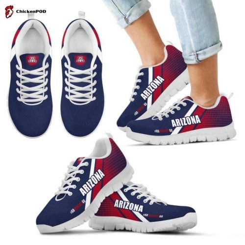 Arizona Wildcats Blue Red Unisex Running Shoes For Fans Gifts