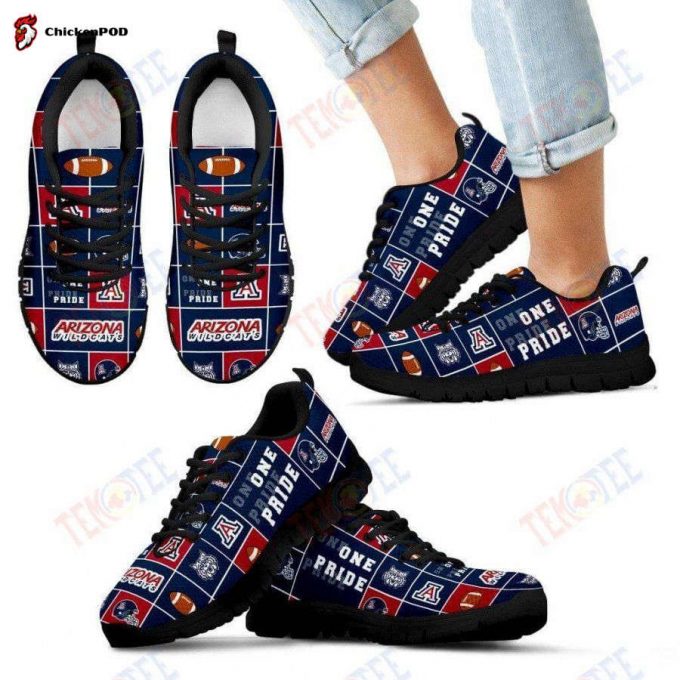 Arizona Wildcats Blue Red Unisex Running Shoes For Fans Gifts