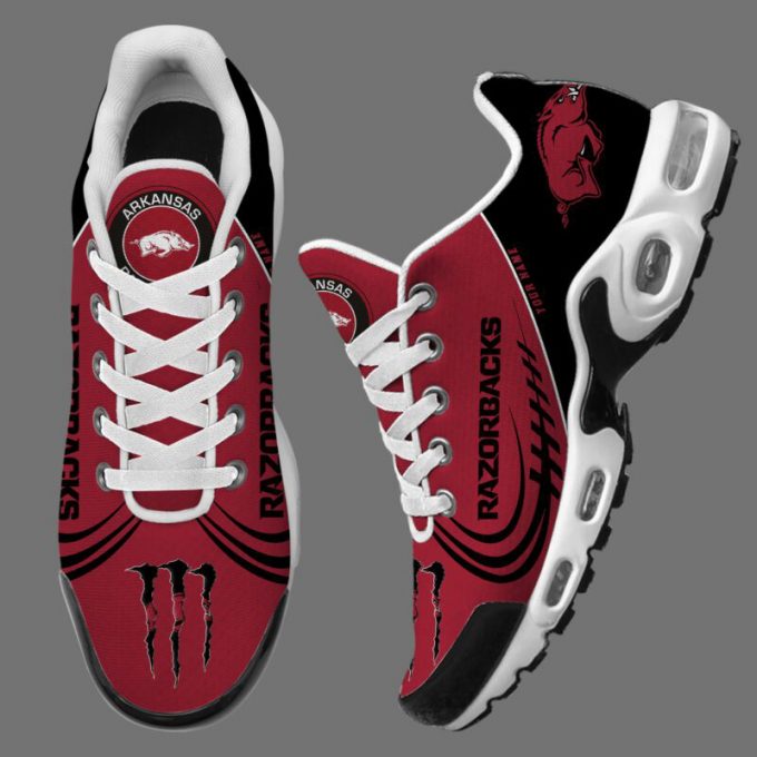 Arkansas Razorbacks Ncaa Air Max Plus Sport Sneakers For Fan Gifts