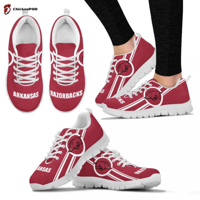 Arkansas Razorbacks Unisex Running Shoes For Fans Gifts