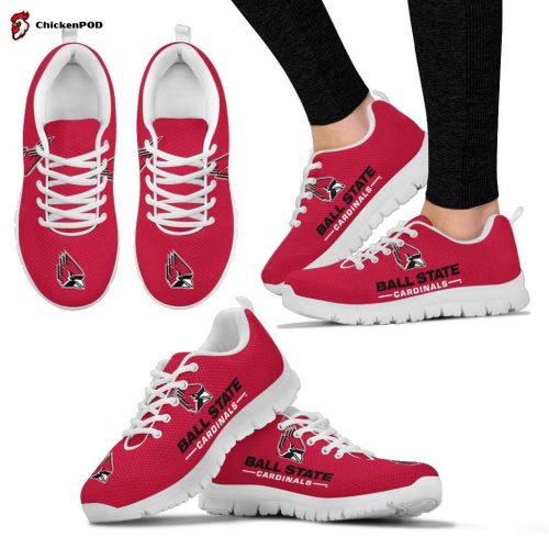 Ball State Cardinals Unisex Running Shoes For Fans Gifts