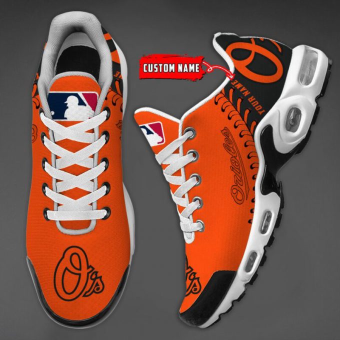 Baltimore Orioles Mlb Air Max Plus Sport Sneakers For Fan Gifts