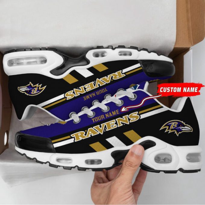 Baltimore Ravens Nfl Air Max Plus Sport Sneakers For Fan Gifts