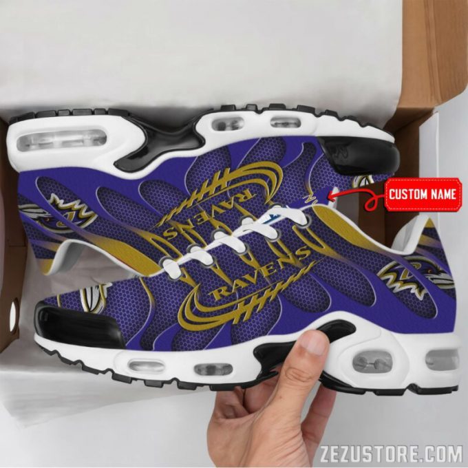 Baltimore Ravens Nfl Premium Air Max Plus Sport Sneakers For Fan Gifts