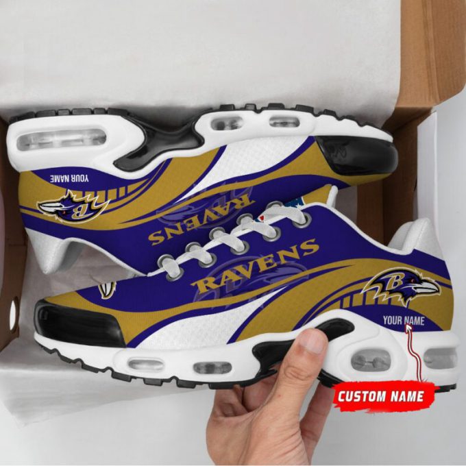 Baltimore Ravens Nfl Teams Air Max Plus Sport Sneakers For Fan Gifts