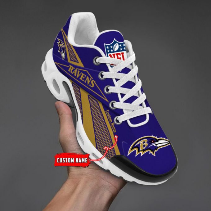 Baltimore Ravens Premium Nfl Air Max Plus Sport Sneakers For Fan Gifts