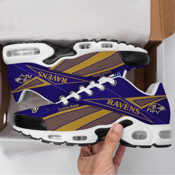 Baltimore Ravens Premium Nfl Air Max Plus Sport Sneakers For Fan Gifts