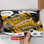 Boston Bruins NHL Air Max Plus Sport Sneakers For Fan Gifts