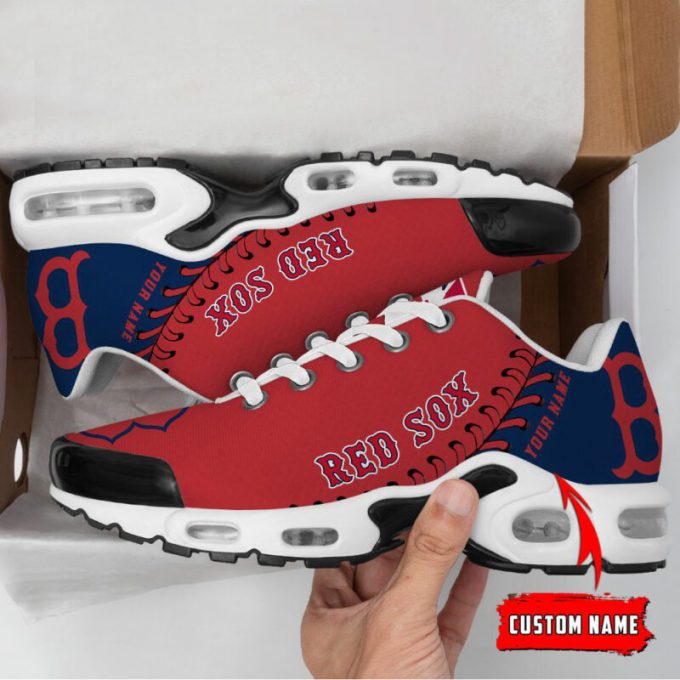 Boston Red Sox Mlb Air Max Plus Sport Sneakers For Fan Gifts