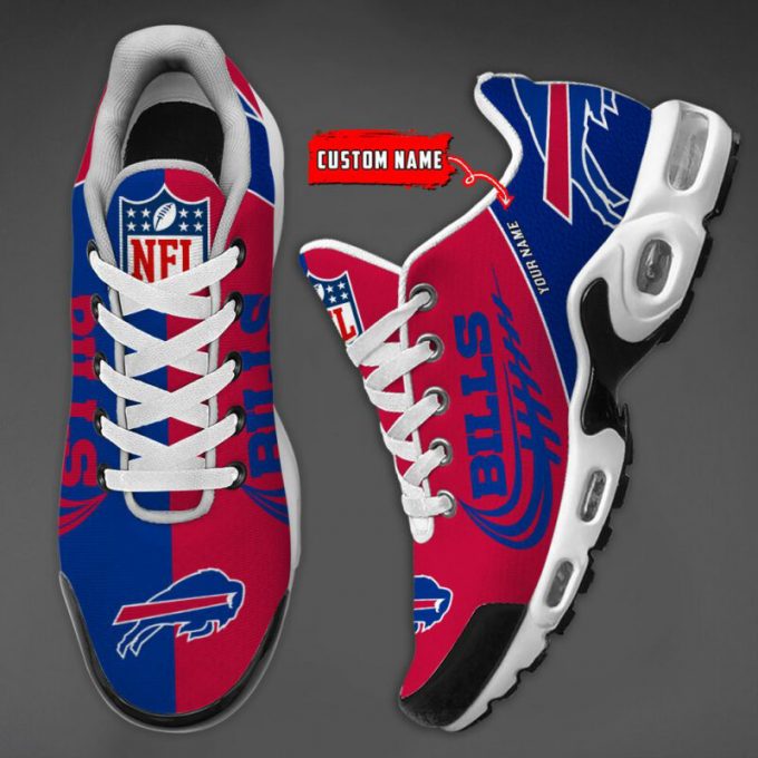 Buffalo Bills Nfl Half Color Air Max Plus Sport Sneakers For Fan Gifts