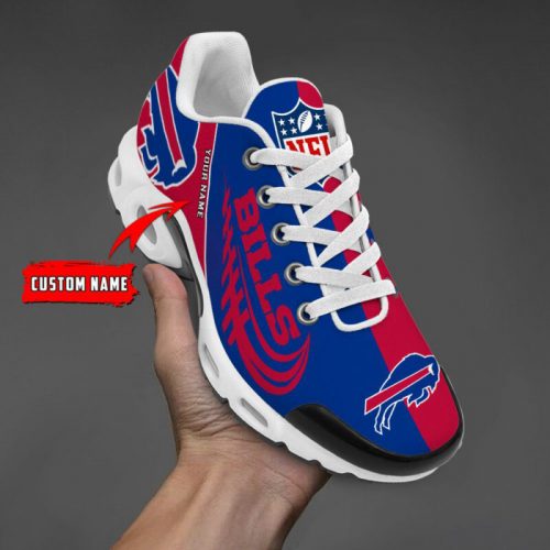 Buffalo Bills NFL Half Color Air Max Plus Sport Sneakers For Fan Gifts