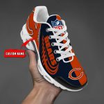 Chicago Bears NFL Half Color Air Max Plus Sport Sneakers For Fan Gifts