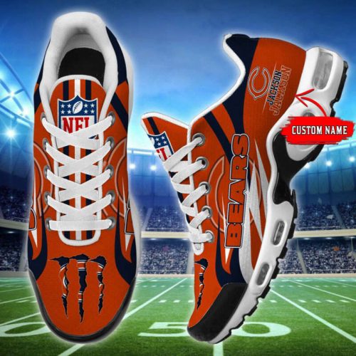 Chicago Bears NFL Monster Air Max Plus Sport Sneakers For Fan Gifts