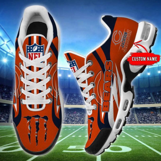 Chicago Bears Nfl Monster Air Max Plus Sport Sneakers For Fan Gifts