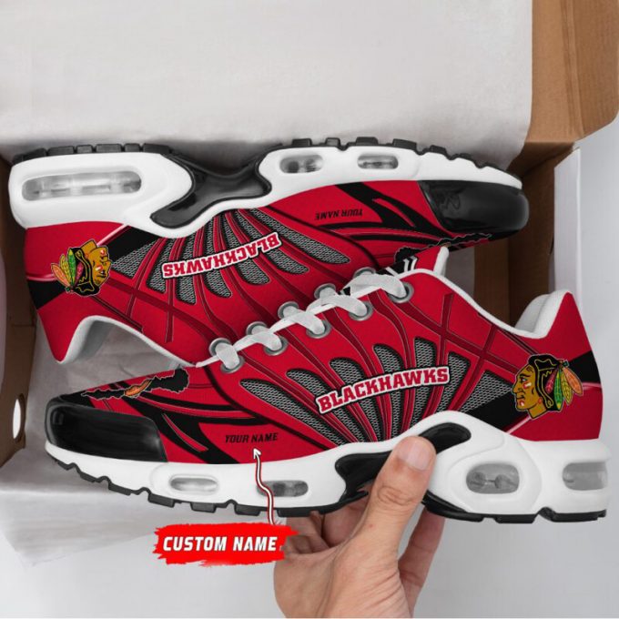 Chicago Blackhawks Nhl Air Max Plus Sport Sneakers For Fan Gifts