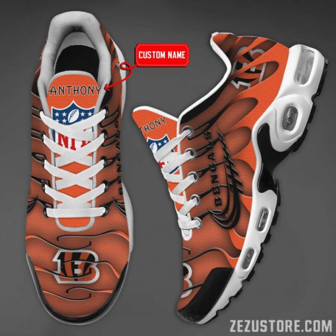 Cincinnati Bengals Nfl Premium Air Max Plus Sport Sneakers For Fan Gifts