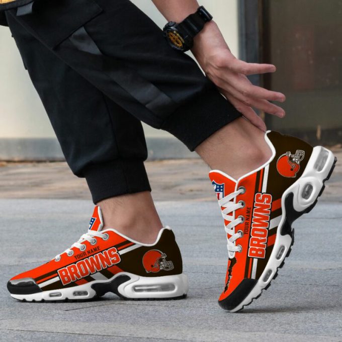 Cleveland Browns Nfl Air Max Plus Sport Sneakers For Fan Gifts