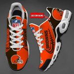 Cleveland Browns NFL Half Color Air Max Plus Sport Sneakers For Fan Gifts