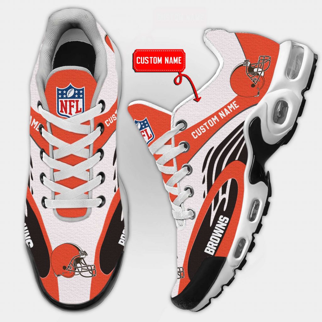 Cleveland Browns Nfl Premium Air Max Plus Sport Sneakers For Fan Gifts