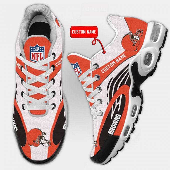 Cleveland Browns Nfl Premium Air Max Plus Sport Sneakers For Fan Gifts