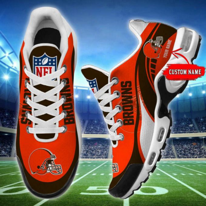 Cleveland Browns Nfl Teams Air Max Plus Sport Sneakers For Fan Gifts